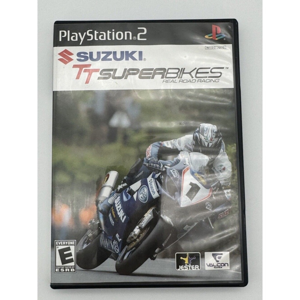 Suzuki TT Superbikes: Real Road Racing (Sony PlayStation 2, 2005) PS2 Video Game